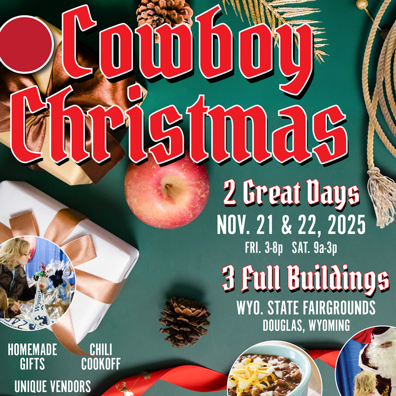Cowboy Christmas at the Wyoming State Fairgrounds in Douglas Wyoming