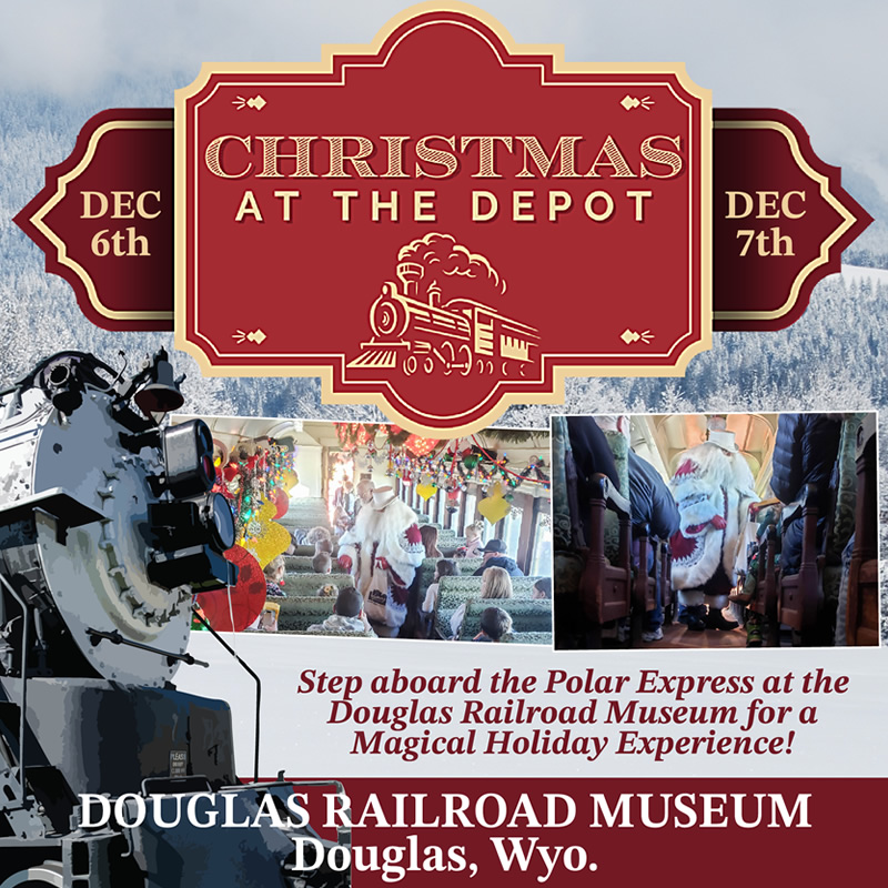 Christmas at the Depot in Douglas Wyoming