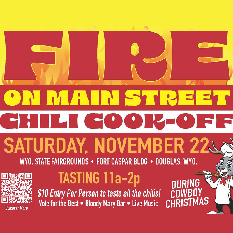 Fire on Main Street Chili Cook-Off in Douglas Wyoming