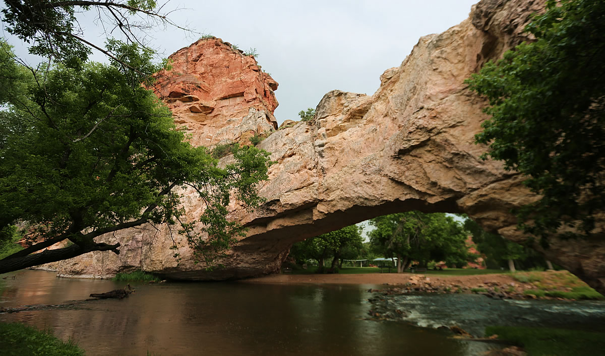 Ayres Natural Bridge near Douglas, Wyoming