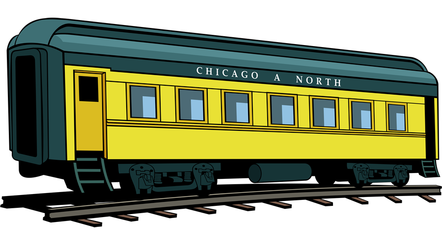 Daycoach 1886 in Douglas, Wyoming