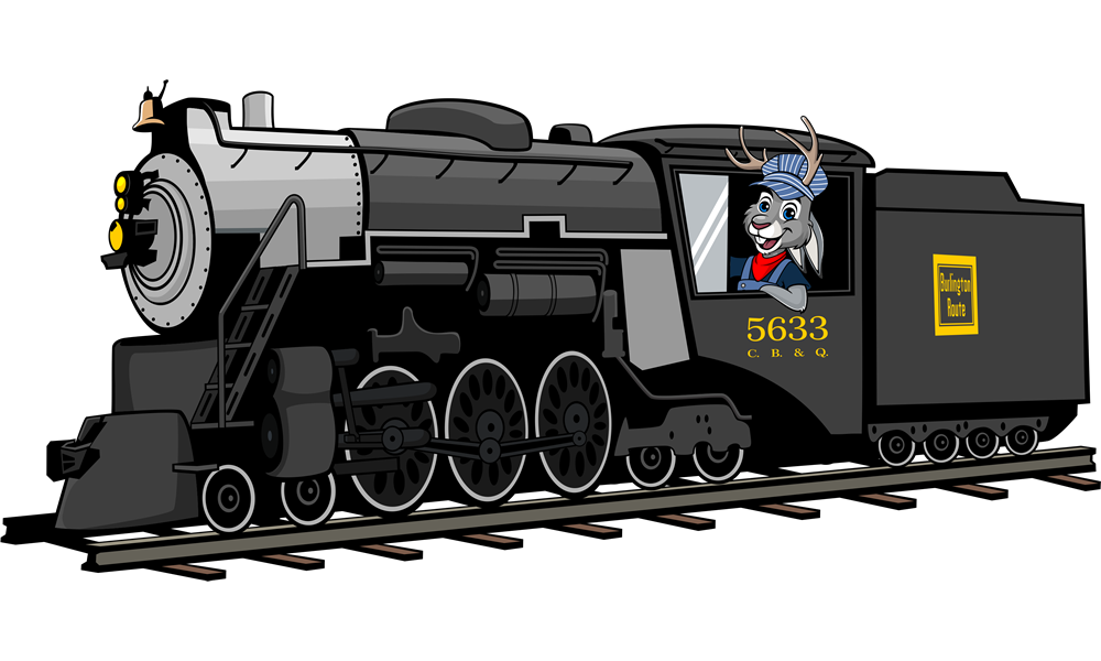 Train Locomotive in Douglas, Wyoming